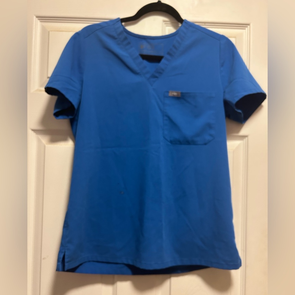 Royal Blue scrub top size Small